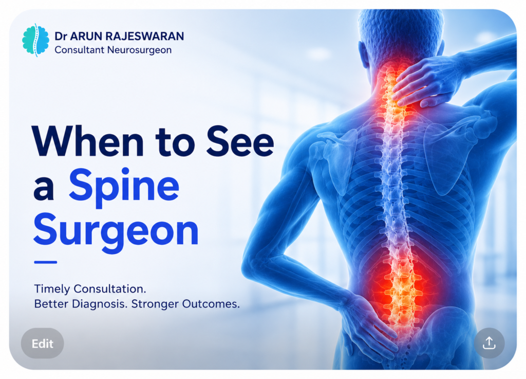 When to See a Spine Surgeon: A Practical Guide to Getting the Right Help at the Right Time
